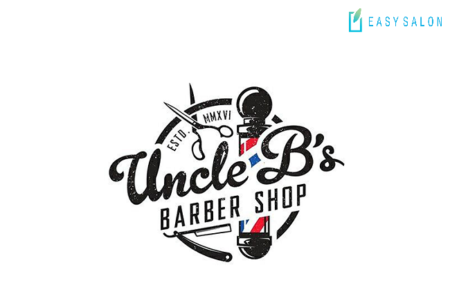 cach tao logo Barbershop