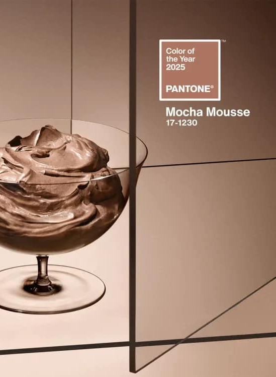 Viện màu sắc Pantone đã chính thức công bố Mocha Mousse là Màu sắc của năm 2025